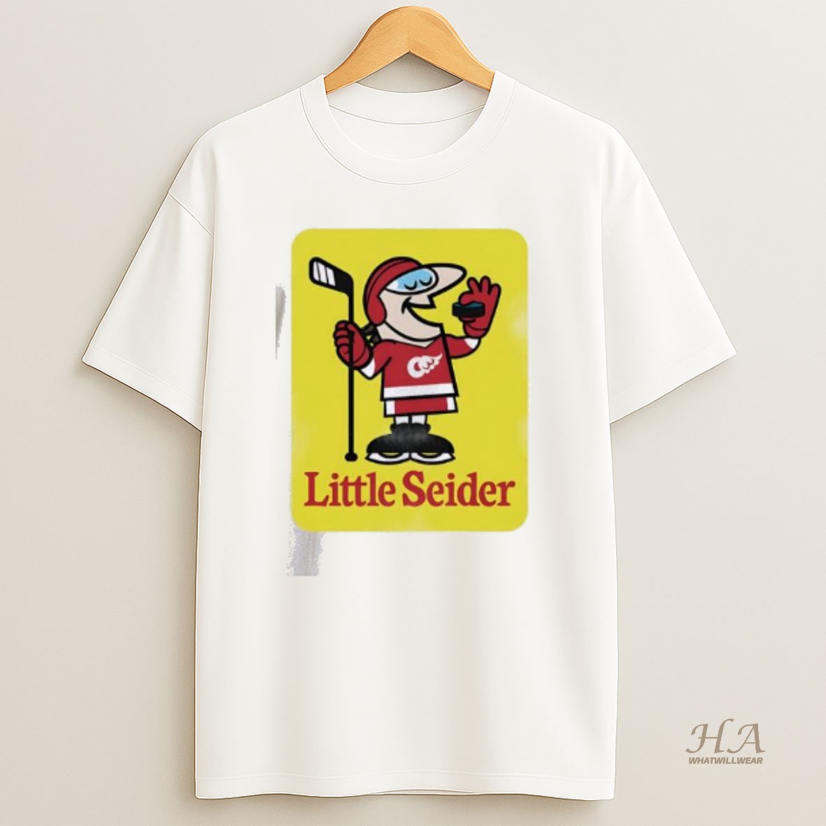 Official Little Seider Detroit Red Wings Cartoon T Shirt