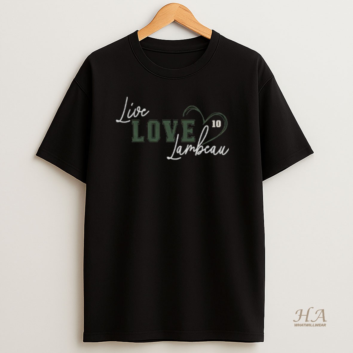 Official Live Love Lambeau Number 10 Green Bay Packers Go Pack Go T Shirt