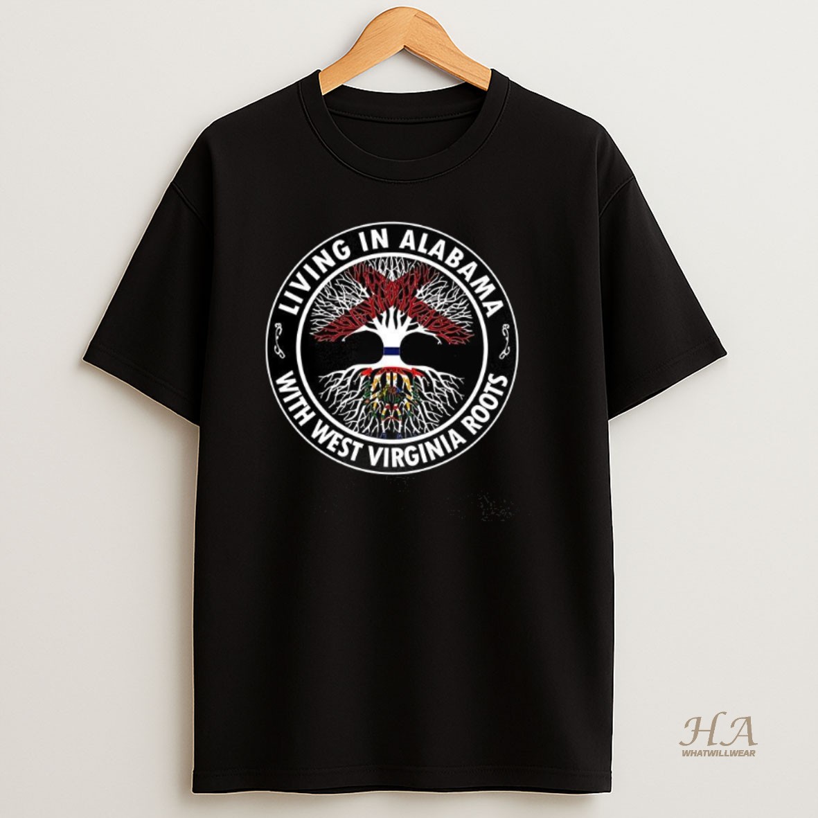 Official Living In Alabama With West Virginia Roots Shirt