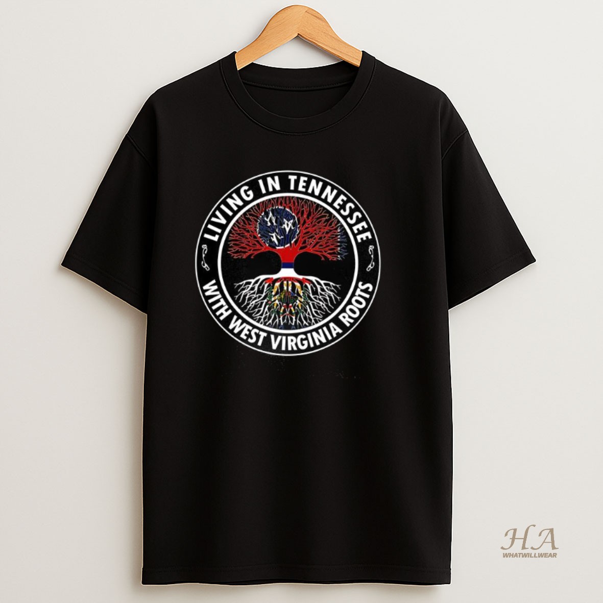 Official Living In Tennessee With West Virginia Roots Shirt