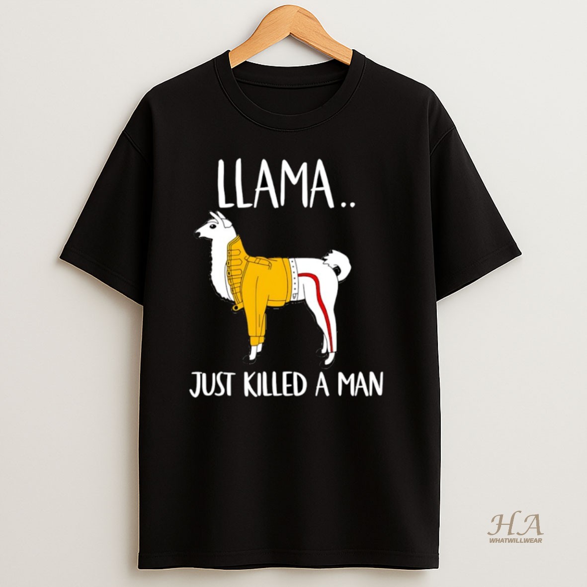 Official Llama Just Killed A Man T Shirt