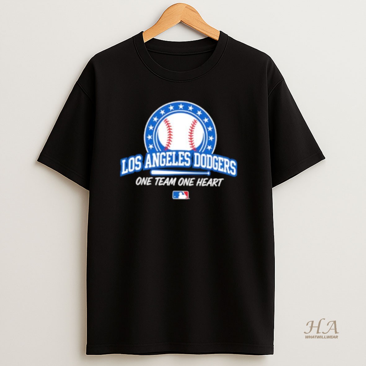 Official Los Angeles Dodgers One Team One Heart Mlb T Shirt