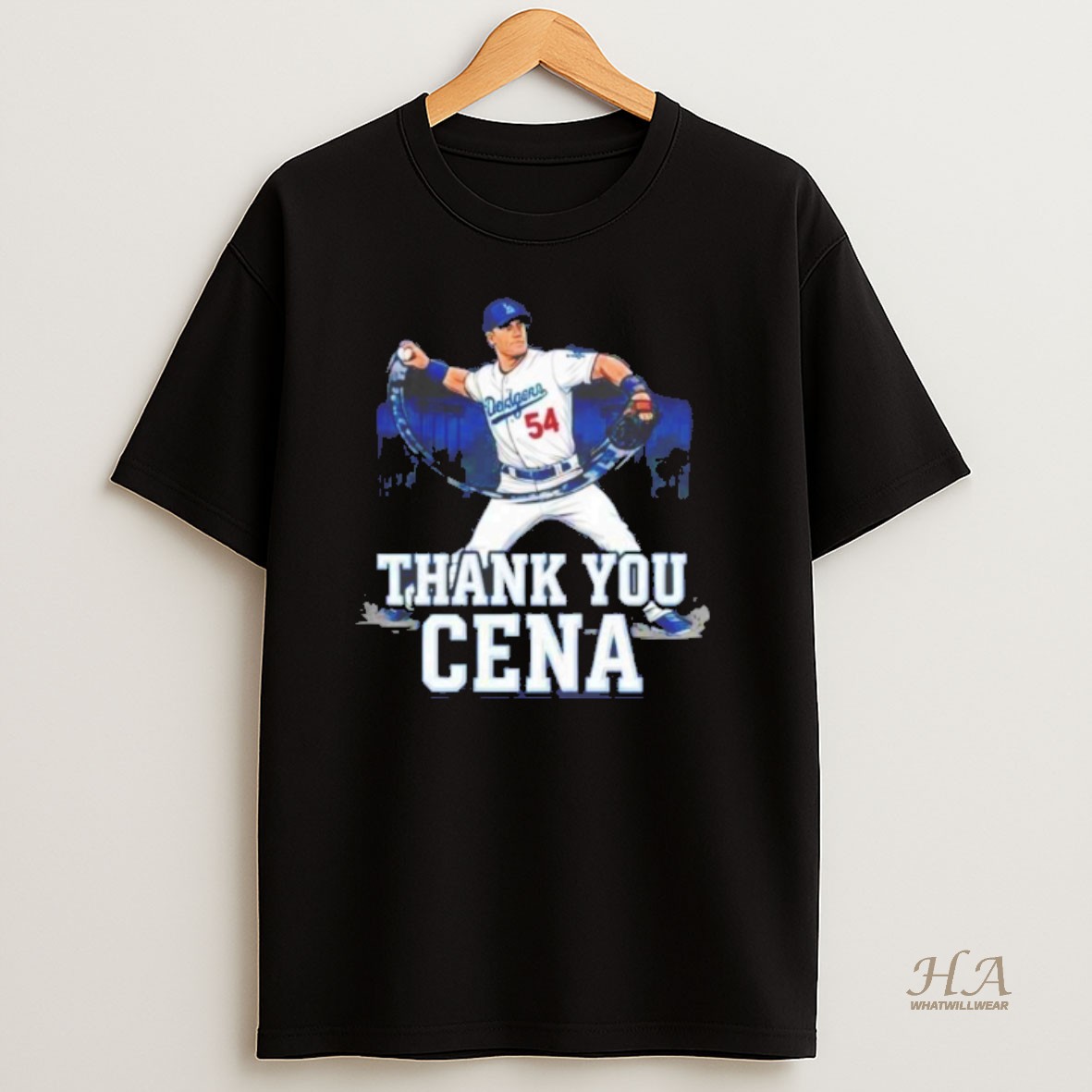 Official Los Angeles Dodgers X John Cena Wwe 2025 Thank You Cena T Shirt