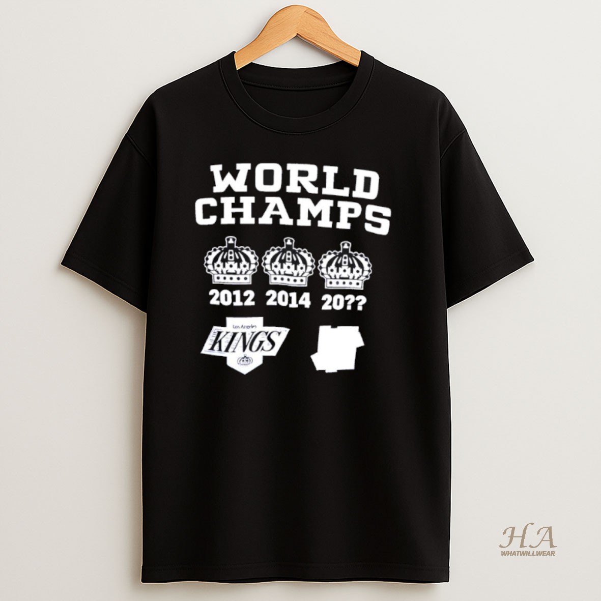 Official Los Angeles Kings Nhl World Champs Undefeated T Shirt