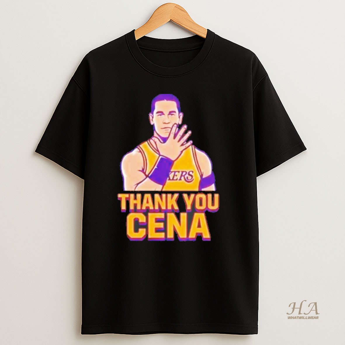 Official Los Angeles Lakers X John Cena Wwe 2025 Thank You Cena T Shirt