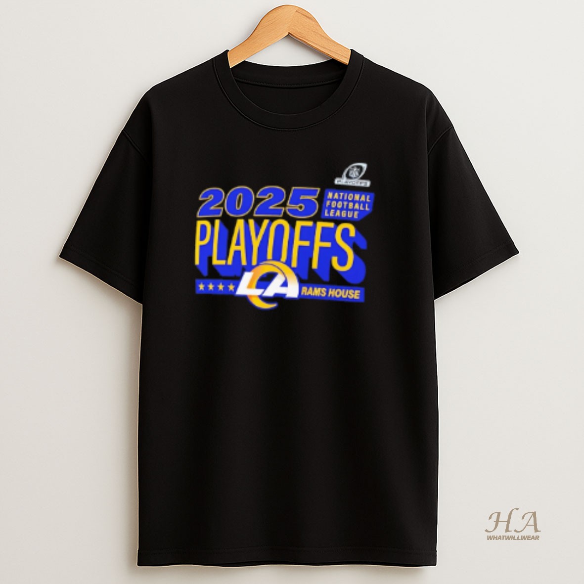 Official Los Angeles Rams 2025 Nfl Playoffs Ready T Shirt