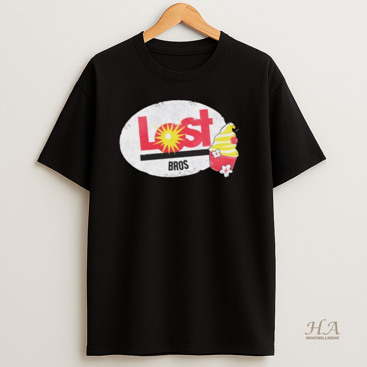 Official Lost Bros Pineapple Swirl Street T Shirt