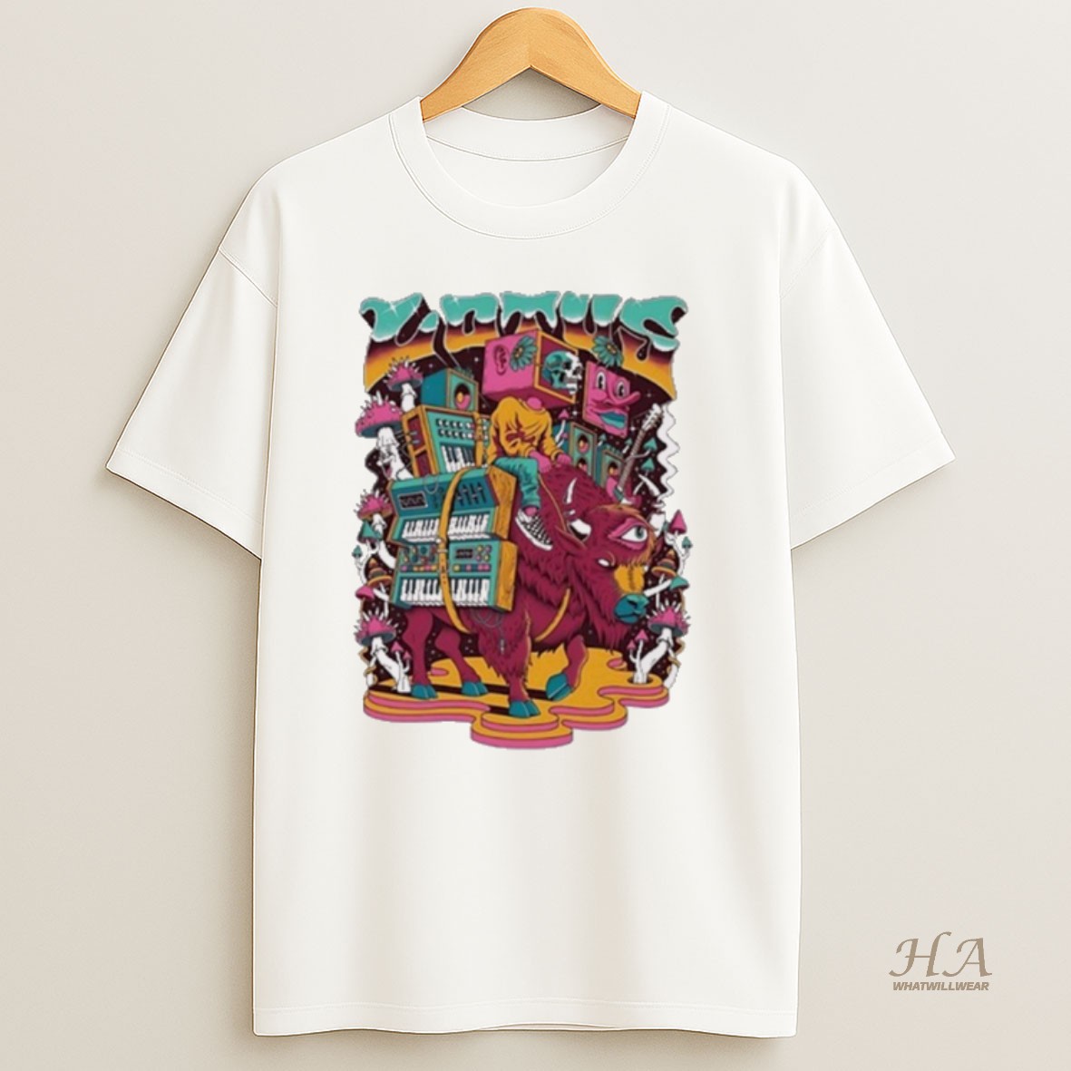 Official Lotus New Years Eve 2025 Event Bison T Shirt