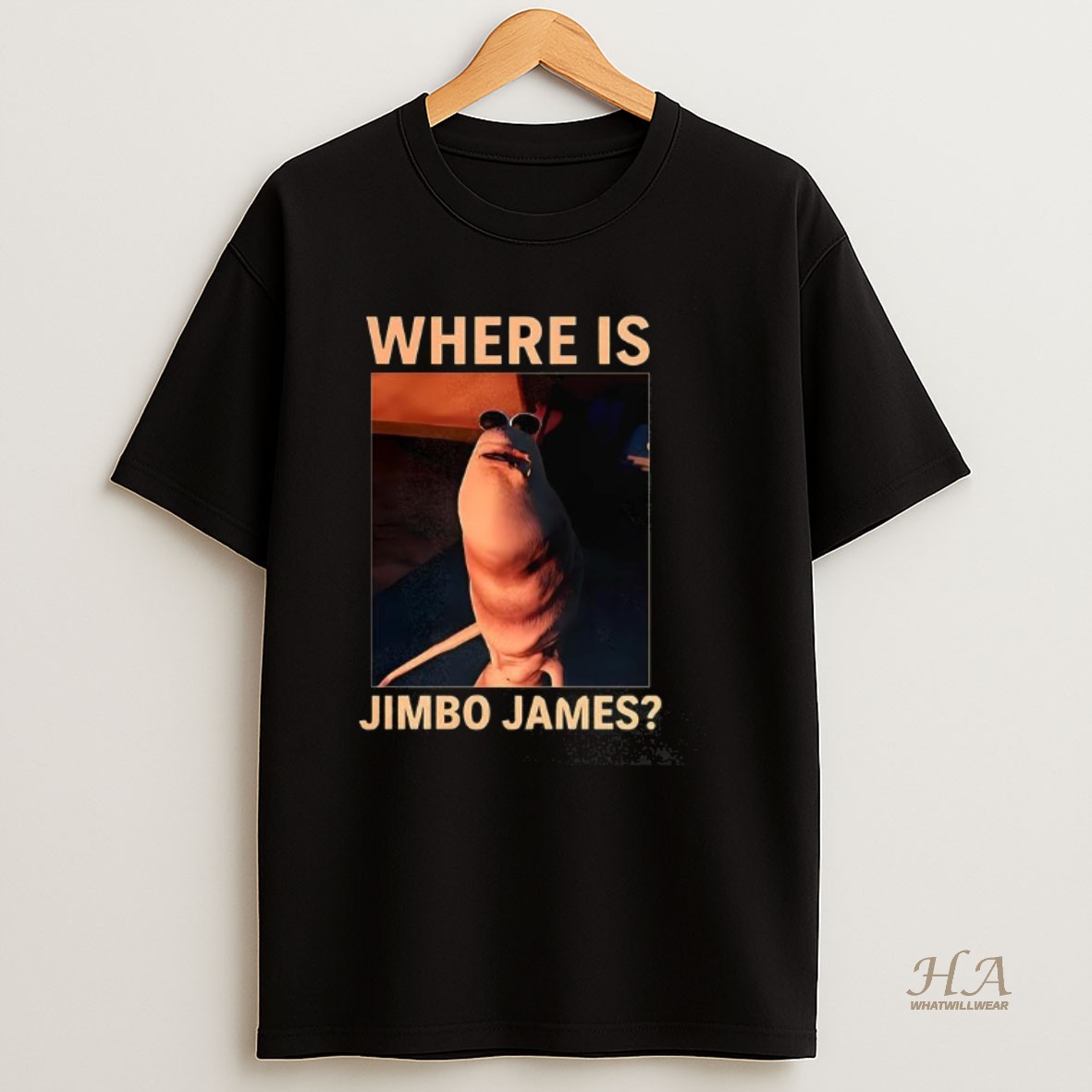 Official Marcus The Worm Where Is Jimbo James Image Meme Shirt