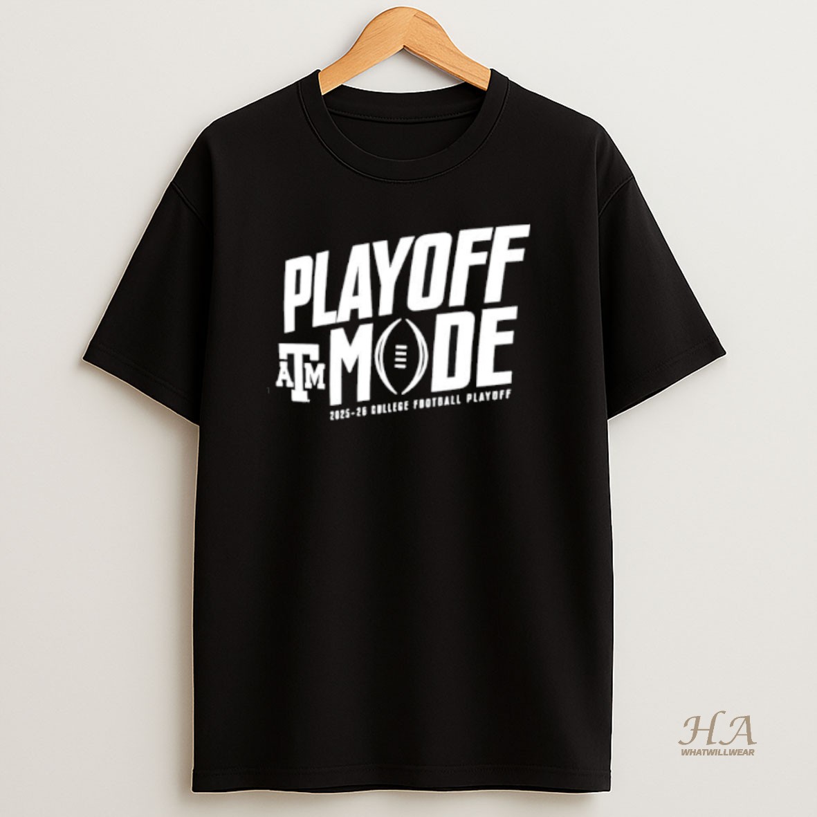 Official Maroon Texas Am Aggies 2025 26 College Football Playoff Pass Protection T Shirt