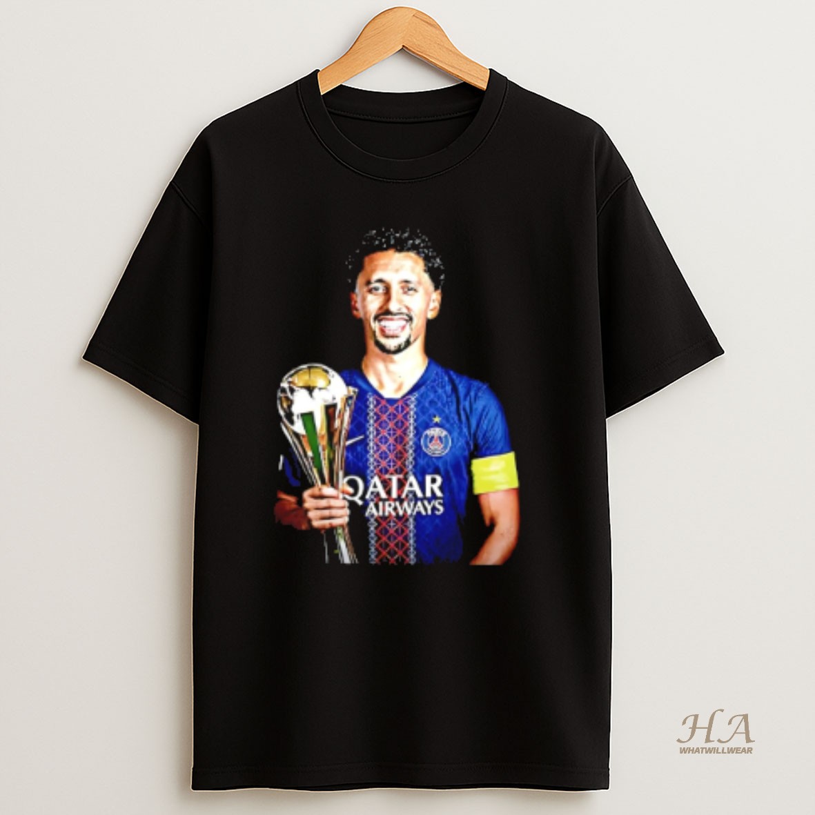 Official Marquinhos Psg Intercontinental Cup Champions 2025 T Shirt