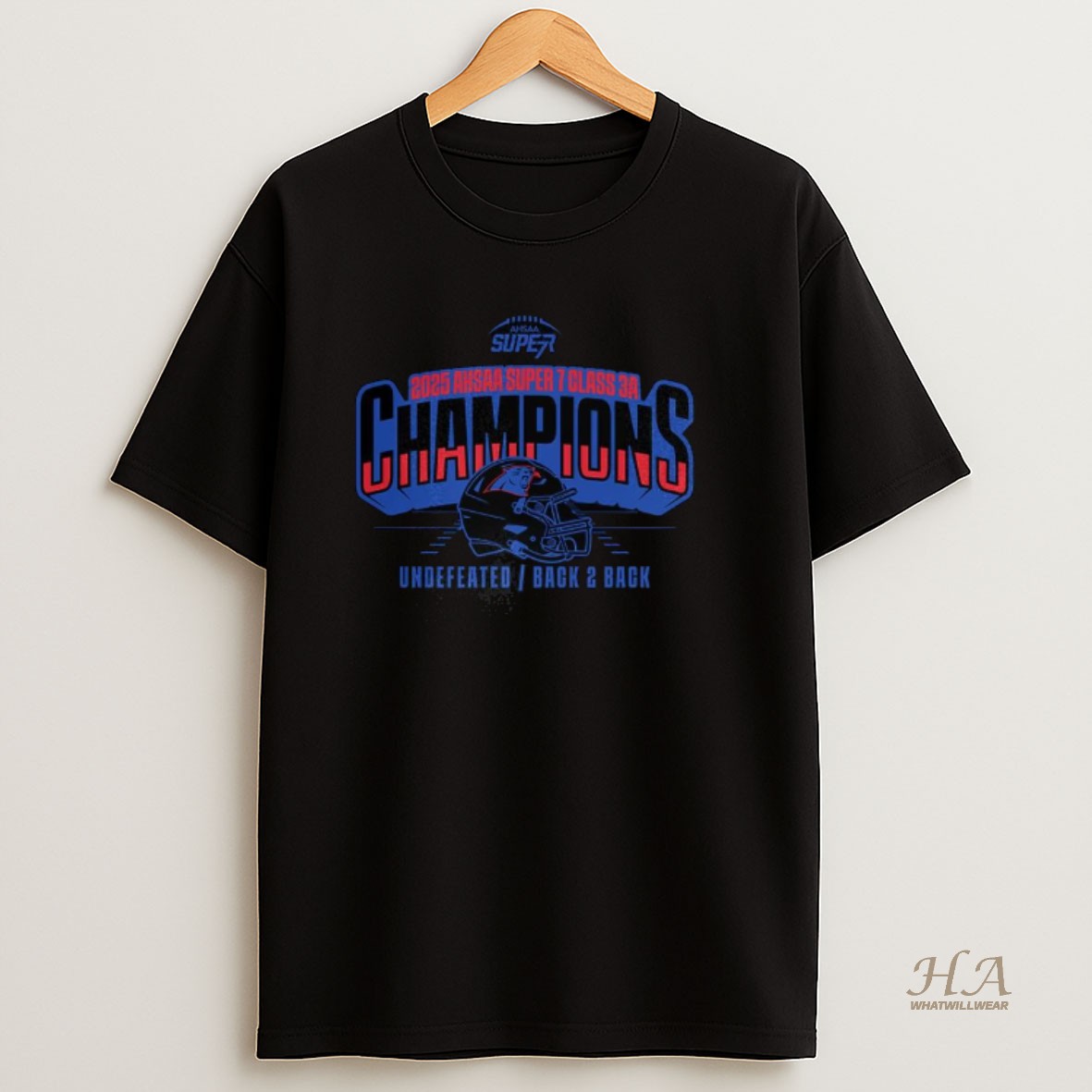Official Mars Hill Bible 2025 Ahsaa Super 7 Class 3a State Champions T Shirt