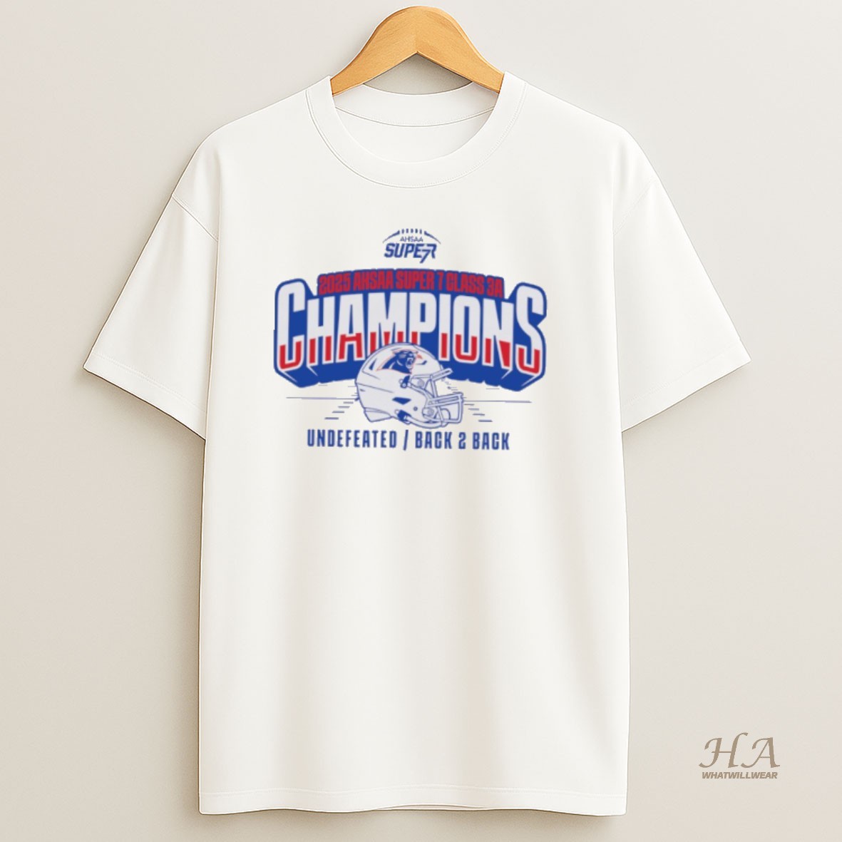 Official Mars Hill Bible Panthers 2025 Ahsaa Super 7 Class 3a State Champions T Shirt