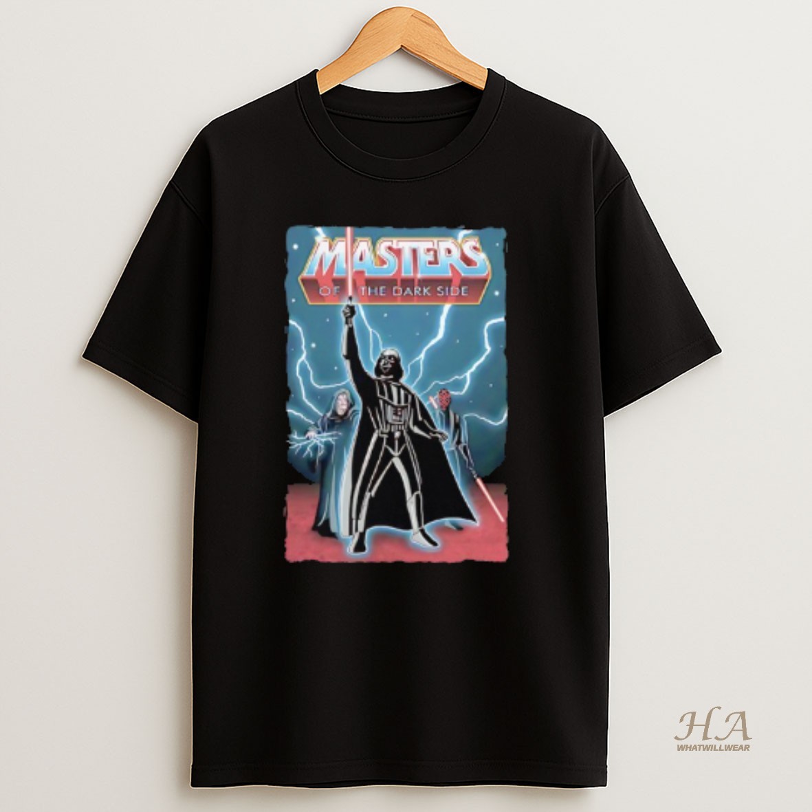 Official Masters Of The Dark Side Darth Vader Sidious And Darth Maul Of The Universe T Shirt