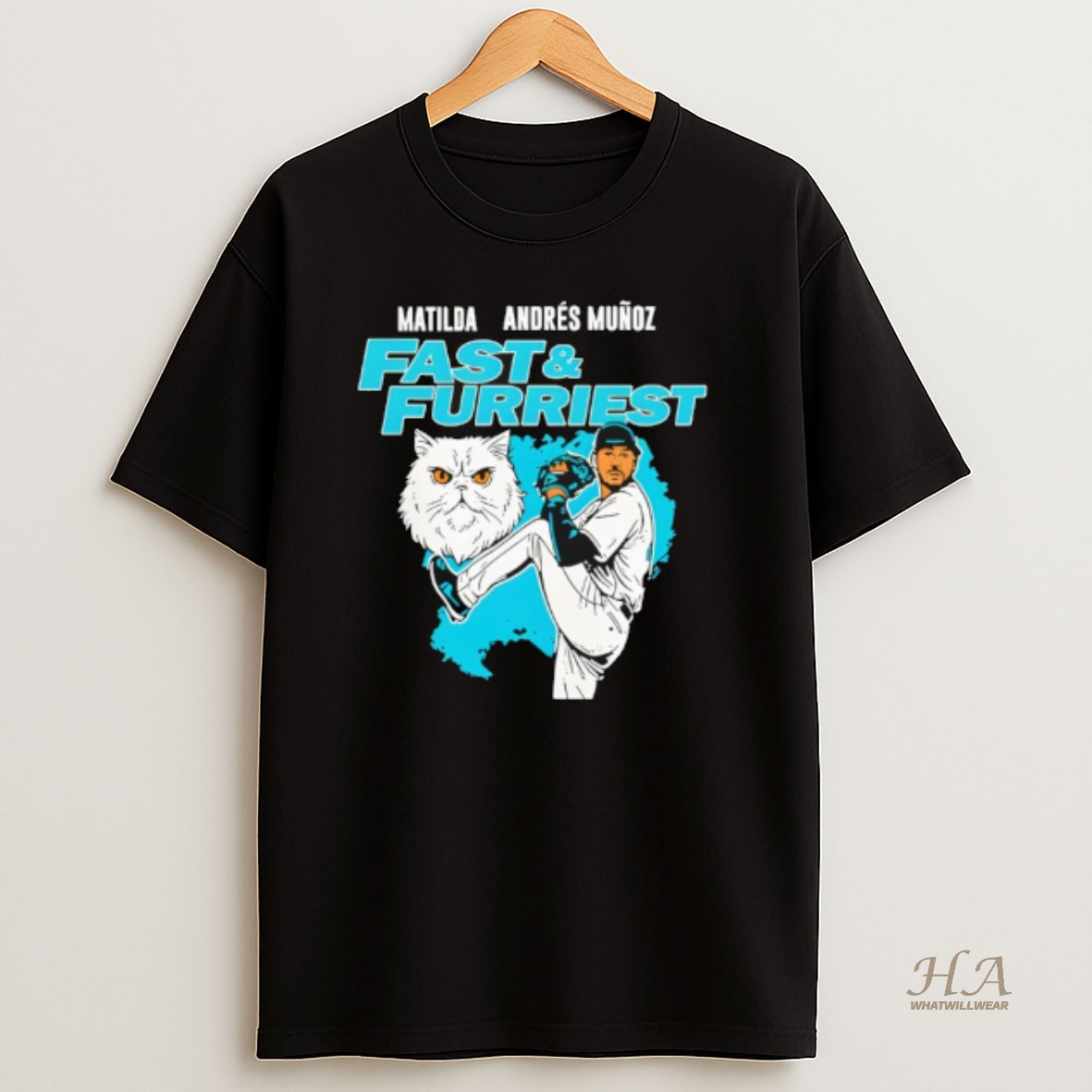 Official Matilda Andres Munoz Fast And Furriest Mariners T Shirt