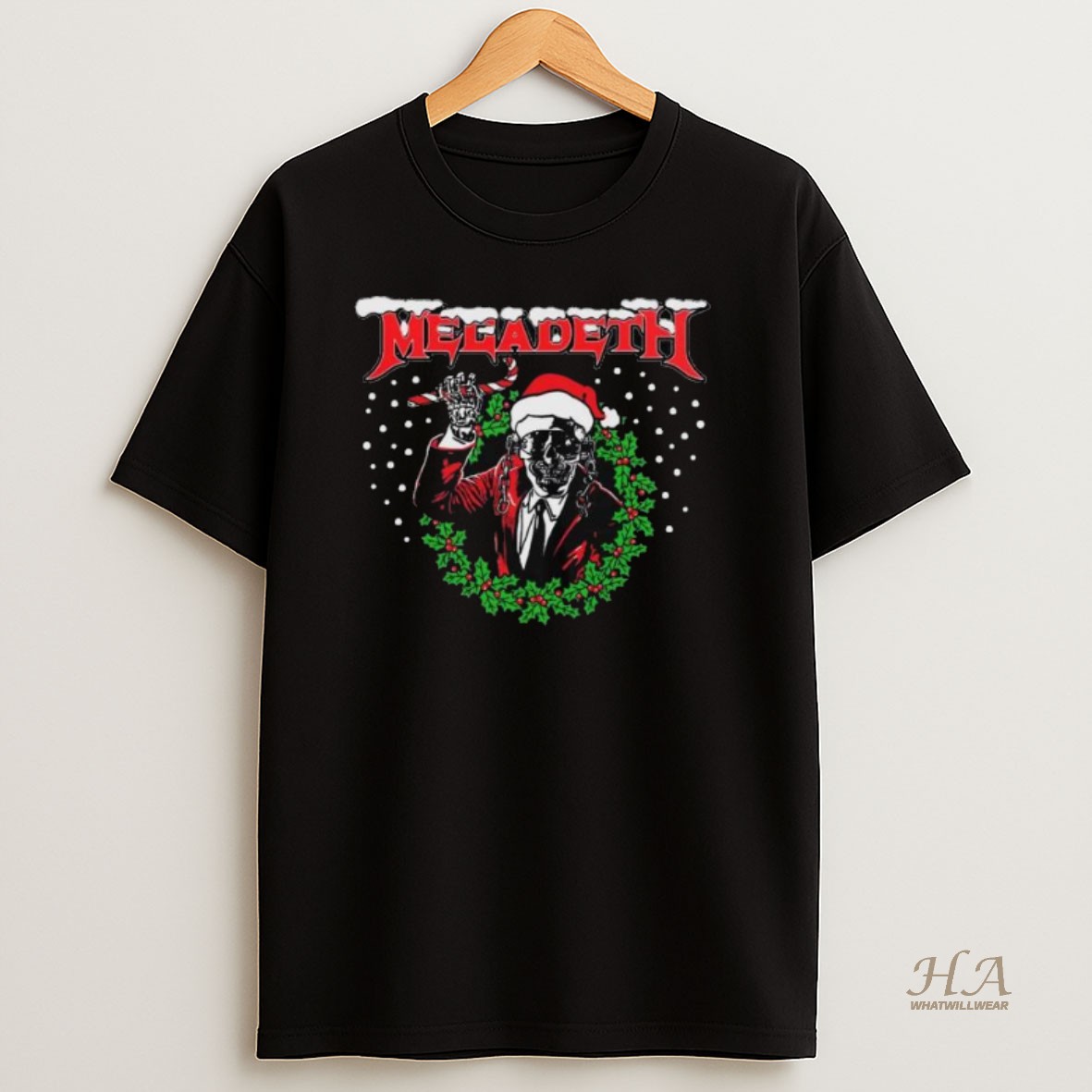 Official Megadeth Festive Holiday 2025 Vic Christmas Long Sleve Shirt
