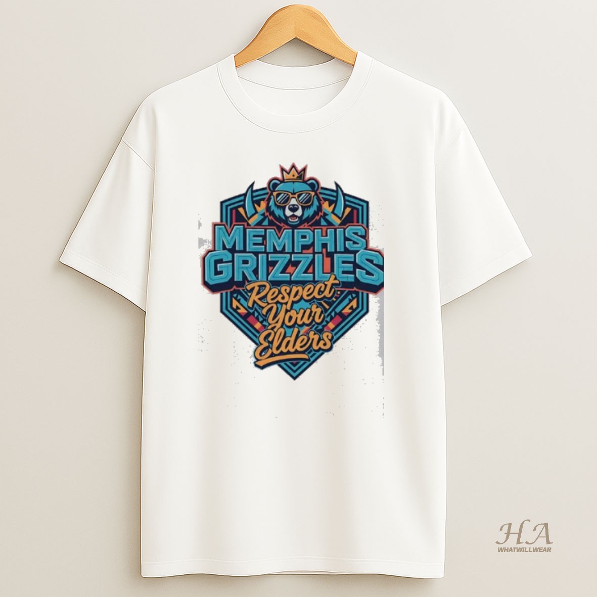 Official Memphis Grizzlies Respect Your Elders T Shirt