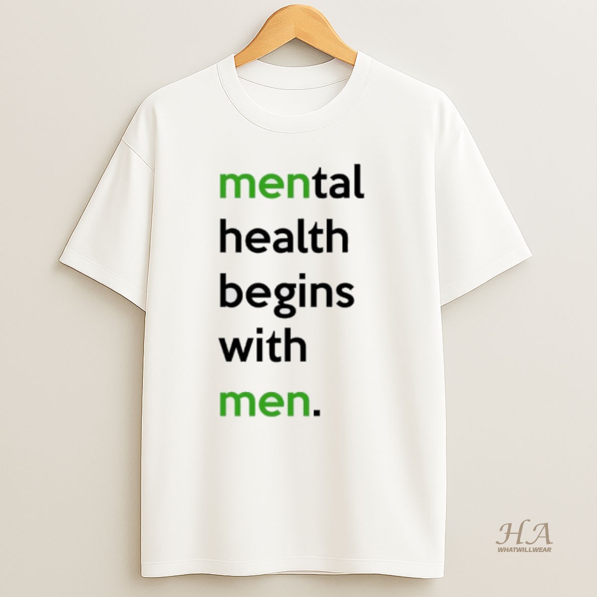 Official Mental Health Begins With Men Shirt