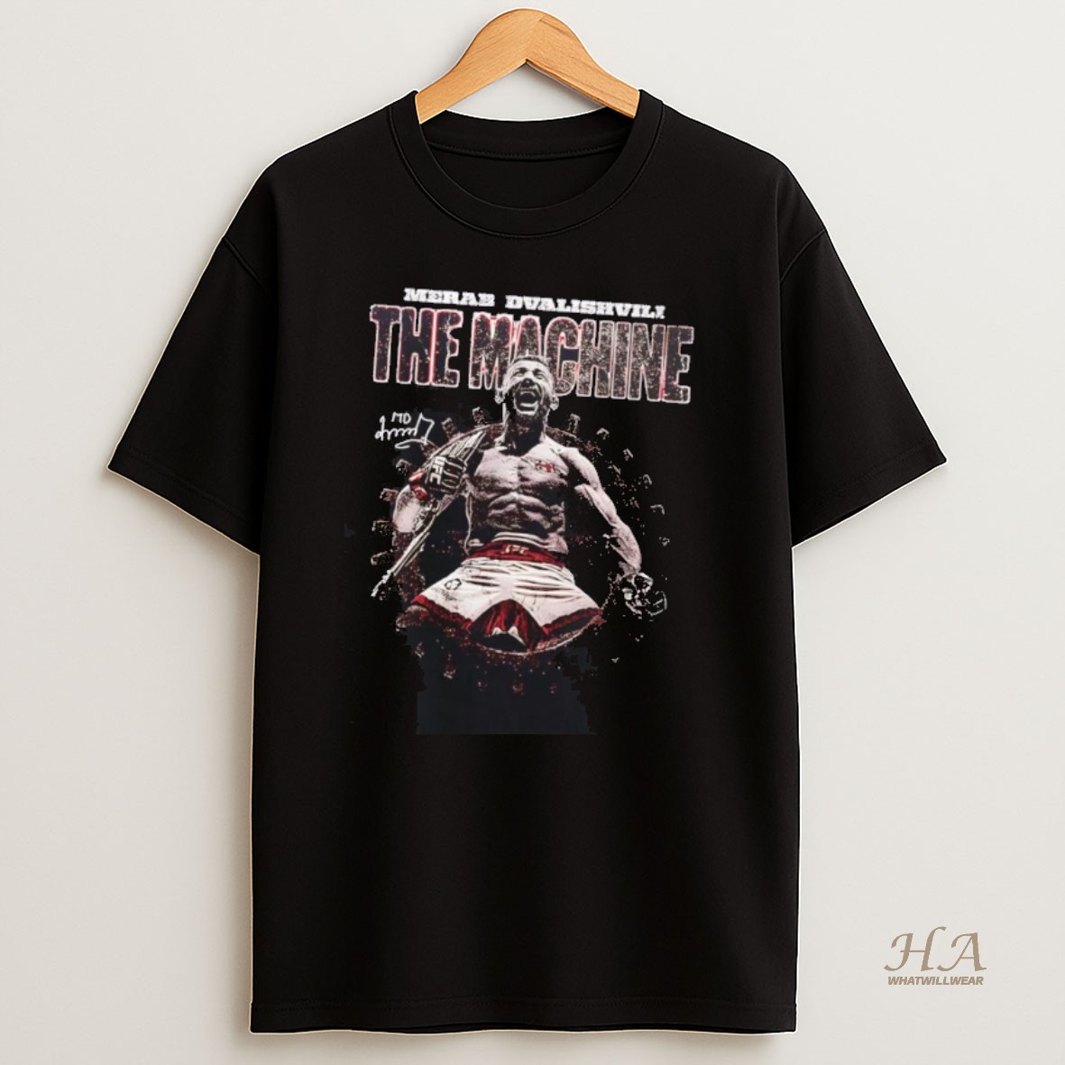 Official Merab Dvalishvili The Machine T Shirt