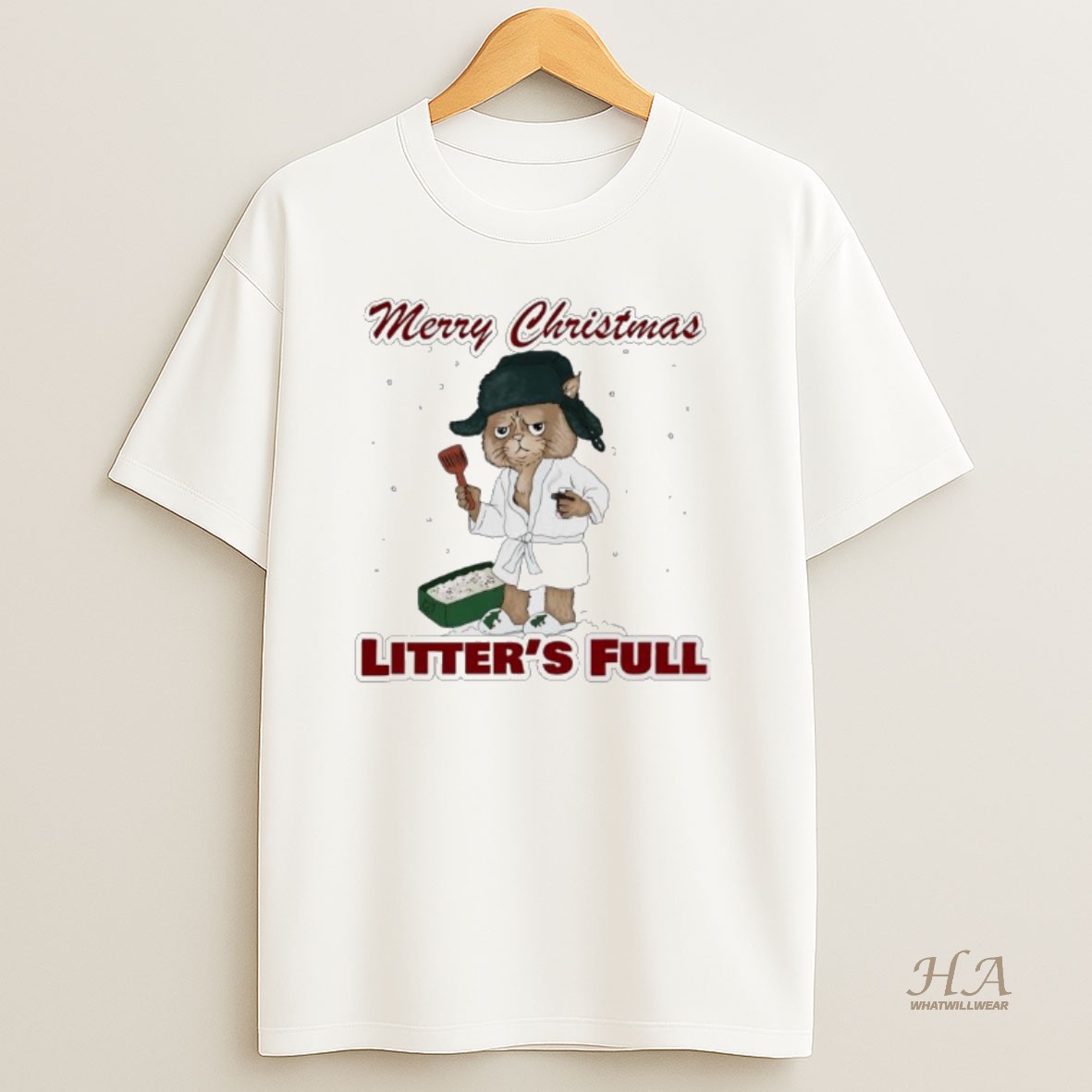 Official Merry Christmas Litters Full Shirt