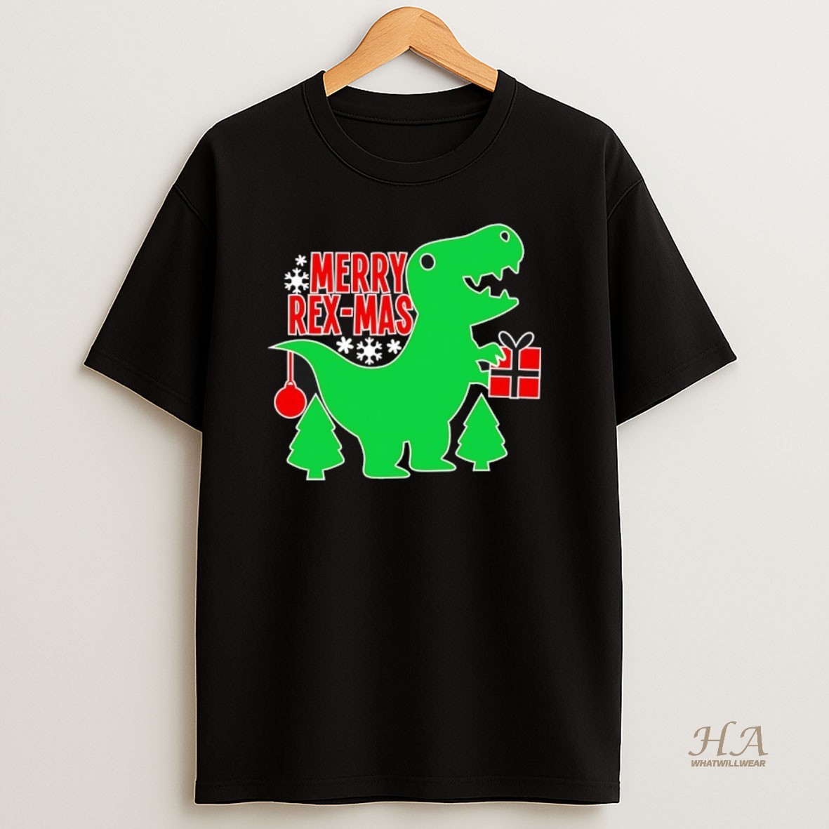 Official Merry Rex Mas T Rex T Shirt