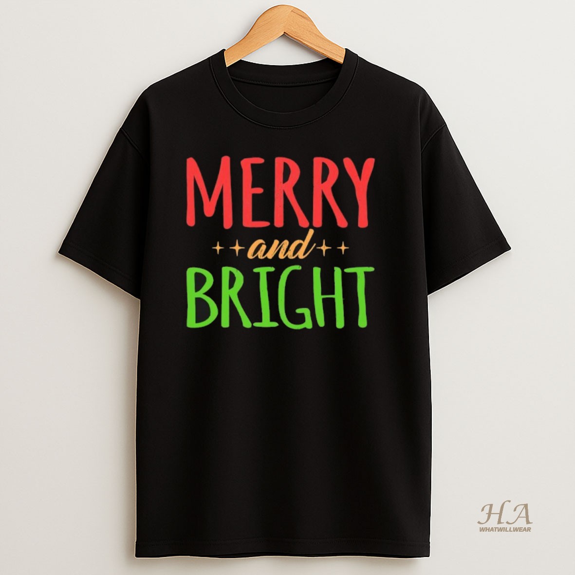 Official Merry And Bright T Shirt