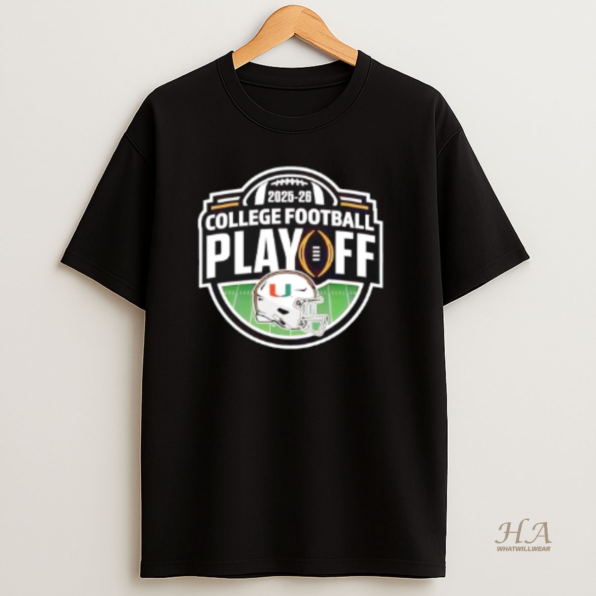 Official Miami Hurricanes 2025 26 Cfp College Football Playoffs Classic T Shirt