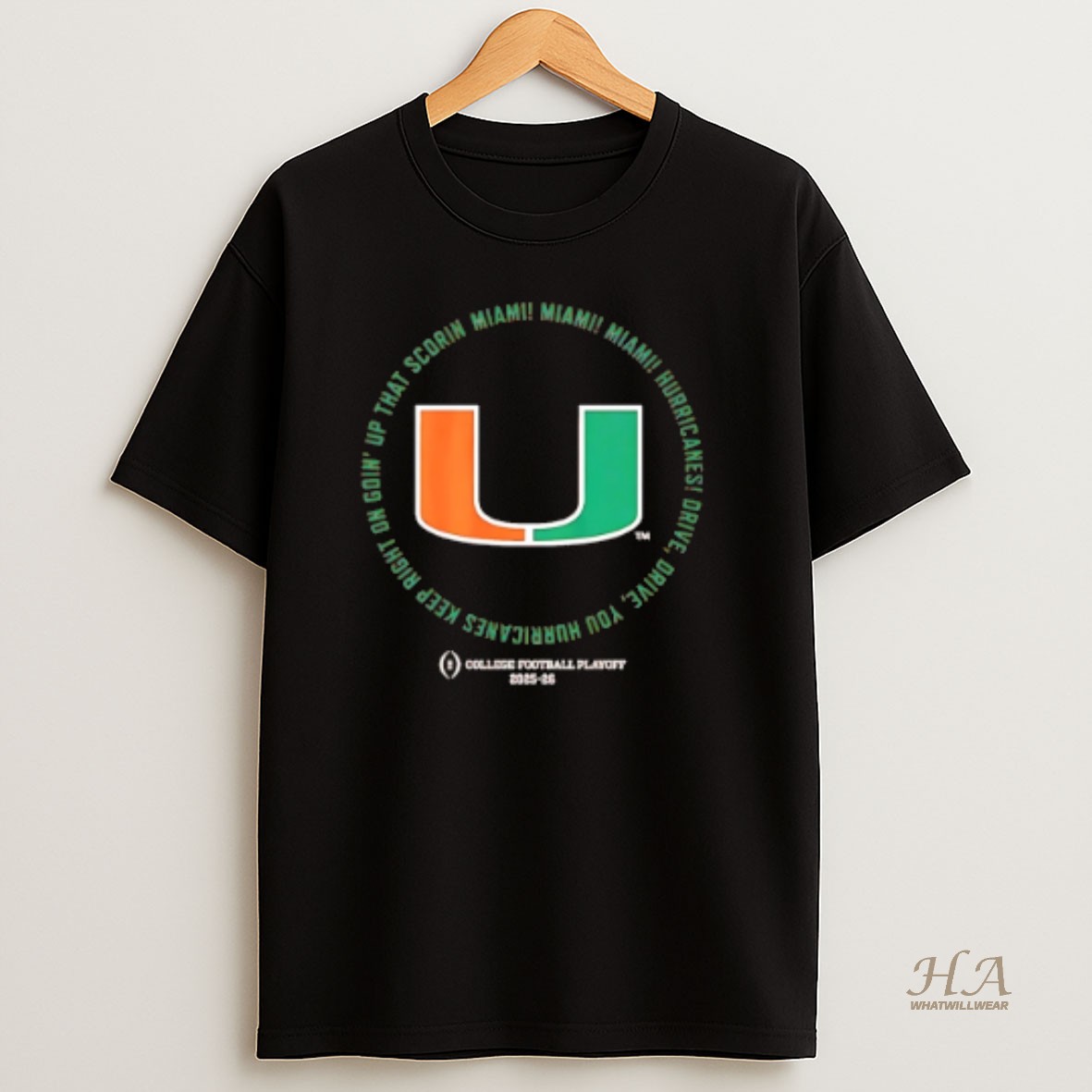 Official Miami Hurricanes 2025 26 Cfp Fight Song T Shirt