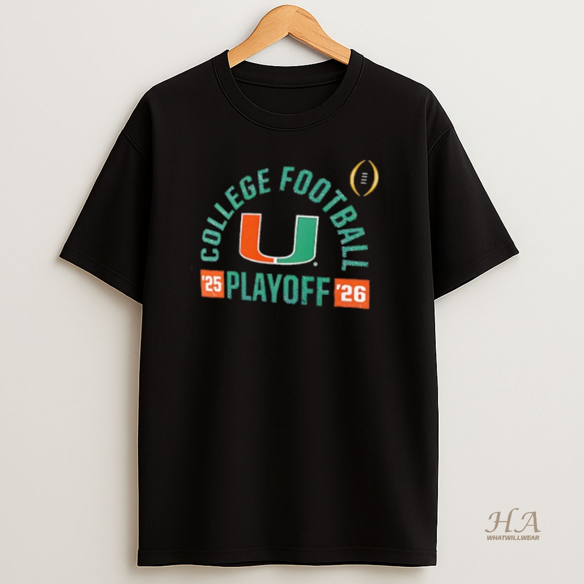 Official Miami Hurricanes 2025 26 College Football Playoff Touchdown Glory Shirt