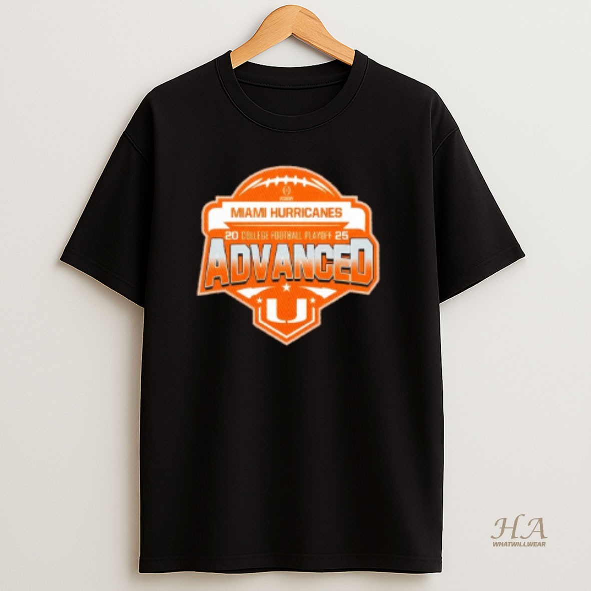 Official Miami Hurricanes 2025 College Football Playoff Advanced Classic T Shirt
