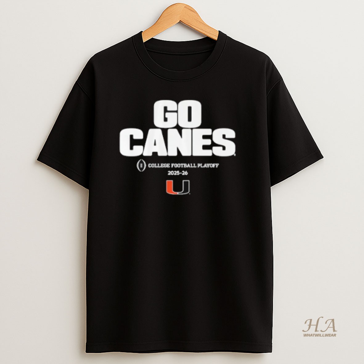 Official Miami Hurricanes 2025 College Football Playoff Cfp Go Canes Slogan Shirt