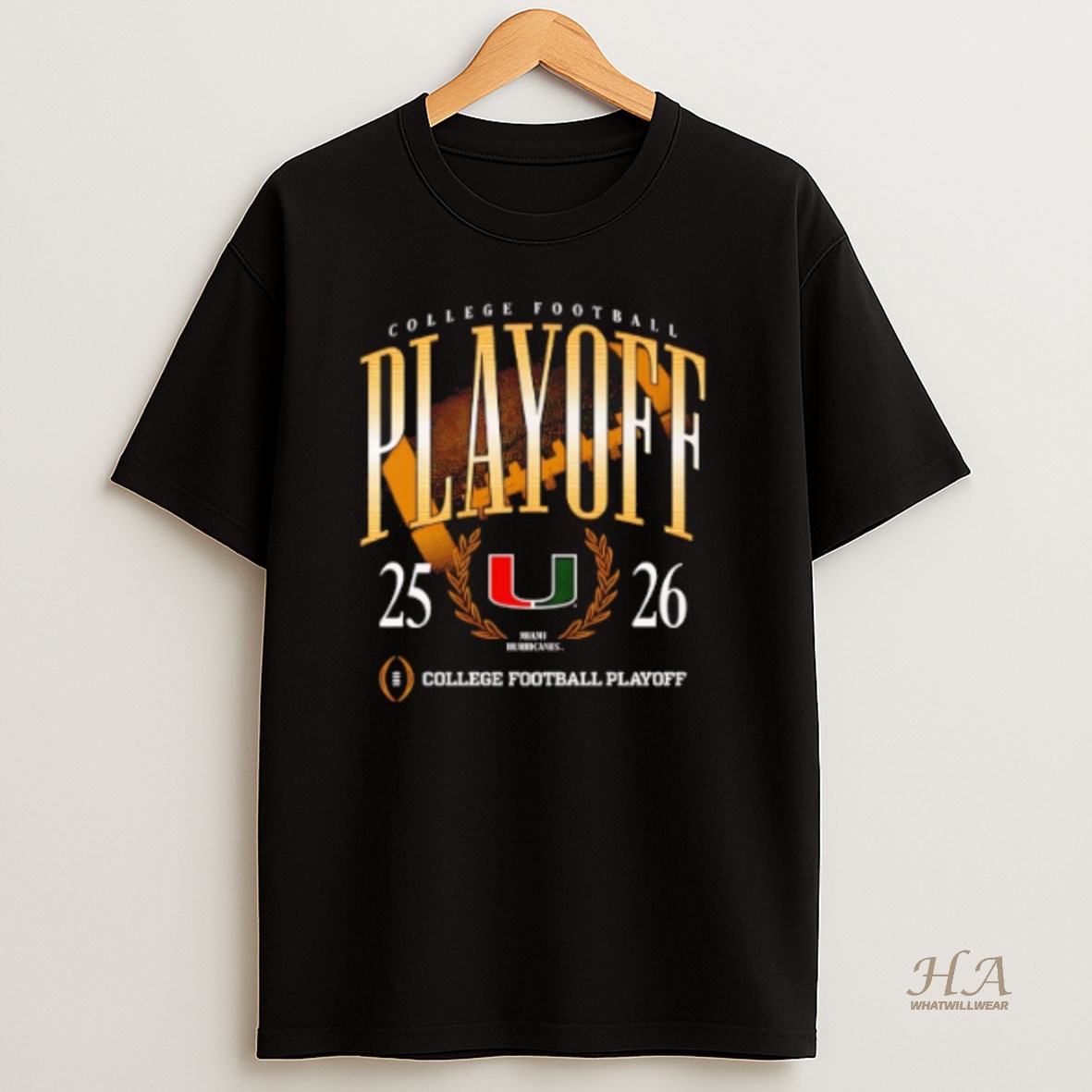 Official Miami Hurricanes 25 26 College Football Playoff Shirt