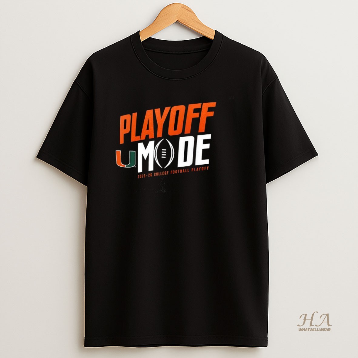 Official Miami Hurricanes Football Playoff Mode Pass Cfp T Shirt