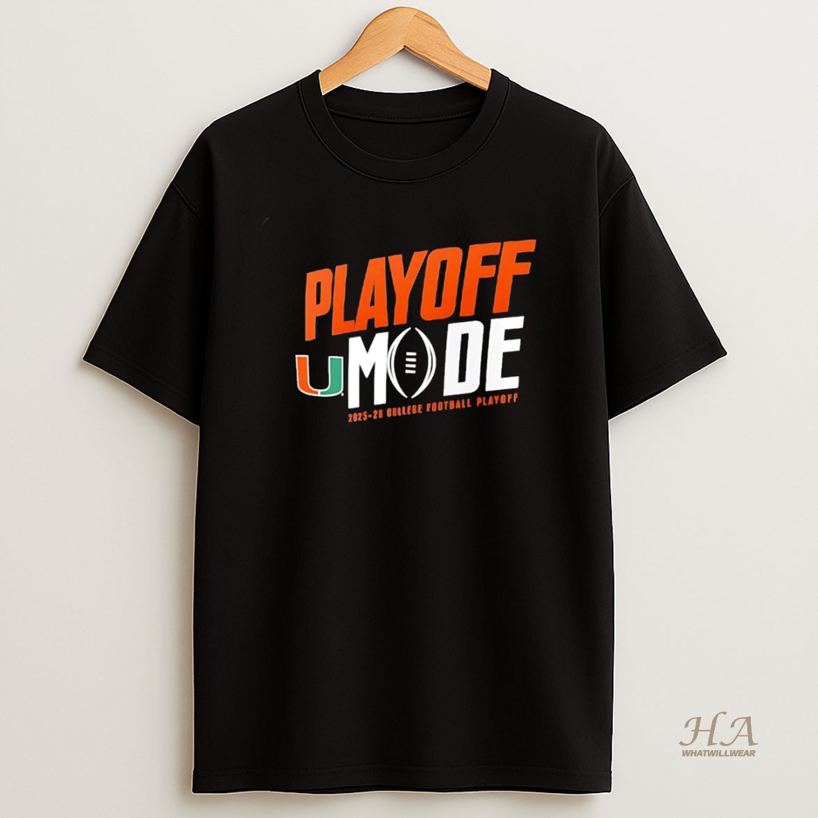 Official Miami Hurricanes Playoff Mode 2025 26 College Football Playoff Shirt