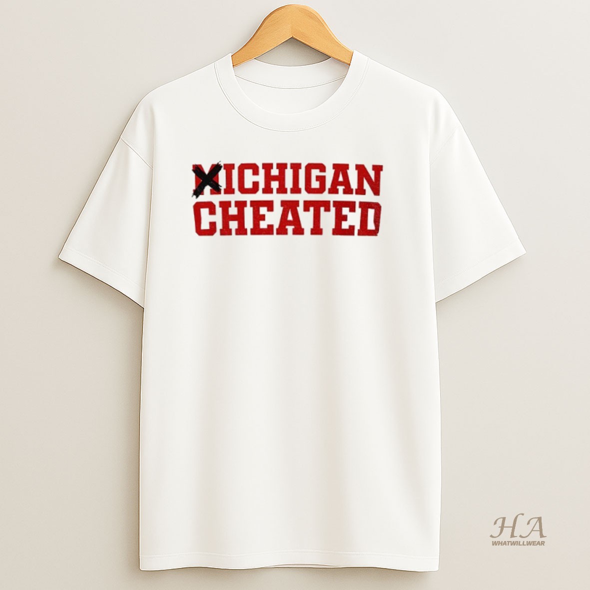 Official Michigan Cheated Ohio Beat Michigan Shirt