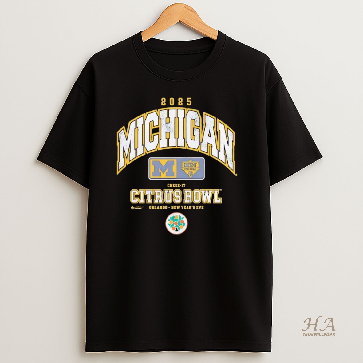 Official Michigan Wolverines 2025 Cheez It Citrus Bowl Orlando T Shirt