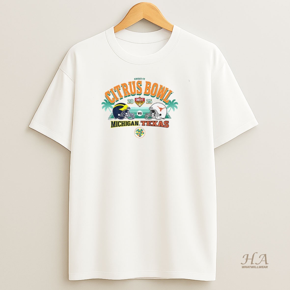 Official Michigan Wolverines Vs Texas Longhorns Ncaa Division I Fbs Cheez It Citrus Bowl 2025 Shirt