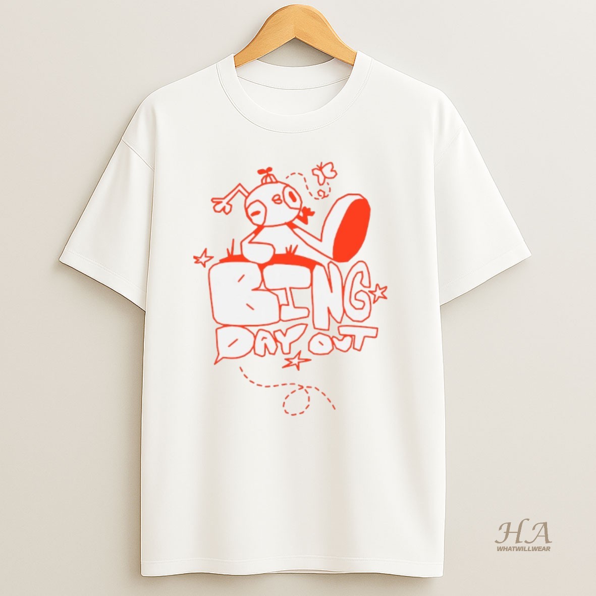 Official Mighty Merch Peak Bing Day Out T Shirt