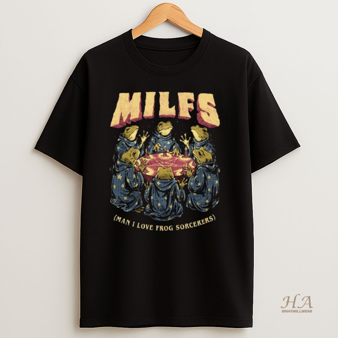 Official Milfs Man I Love Frog Sorcerers Long Sleve Shirt
