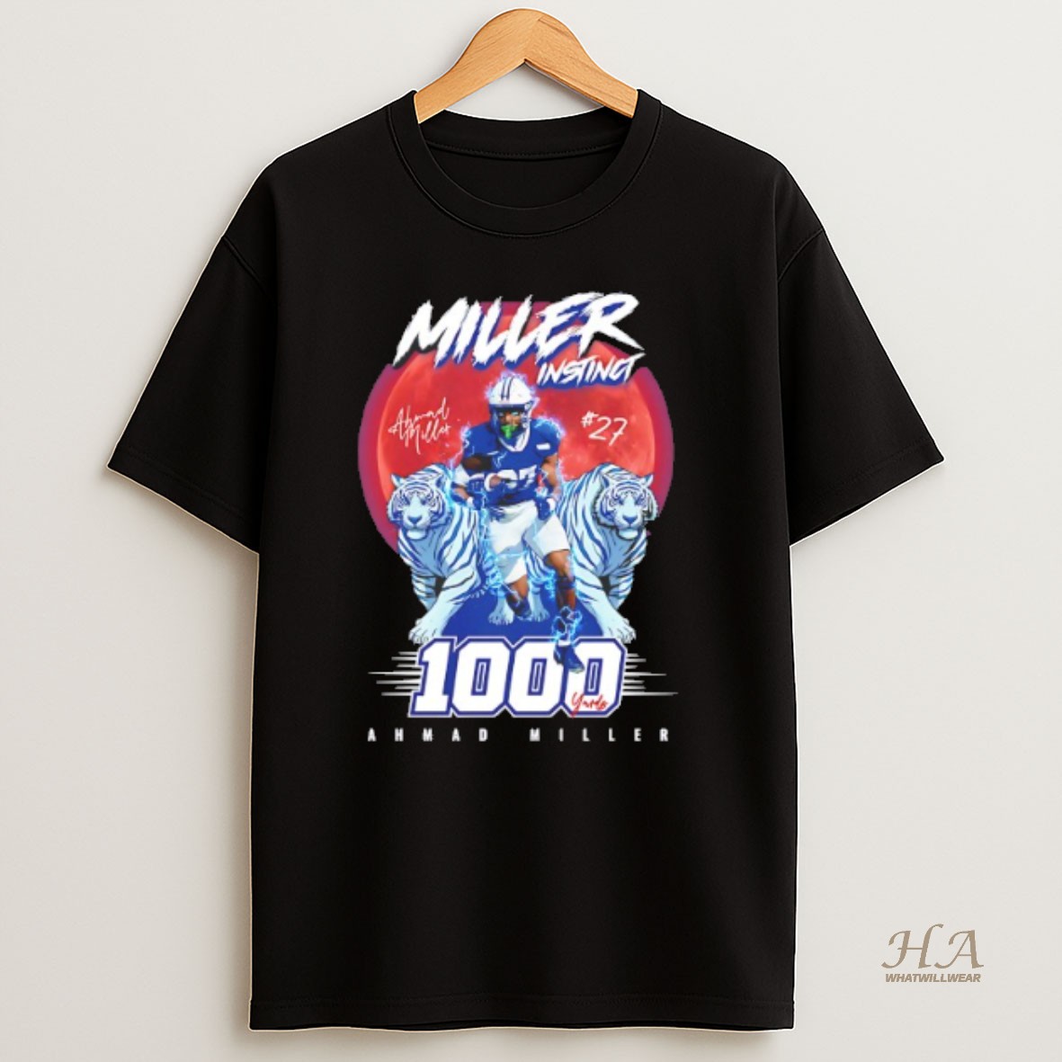 Official Miller Instinct Ahmad Miller 1000 Yards Shirt