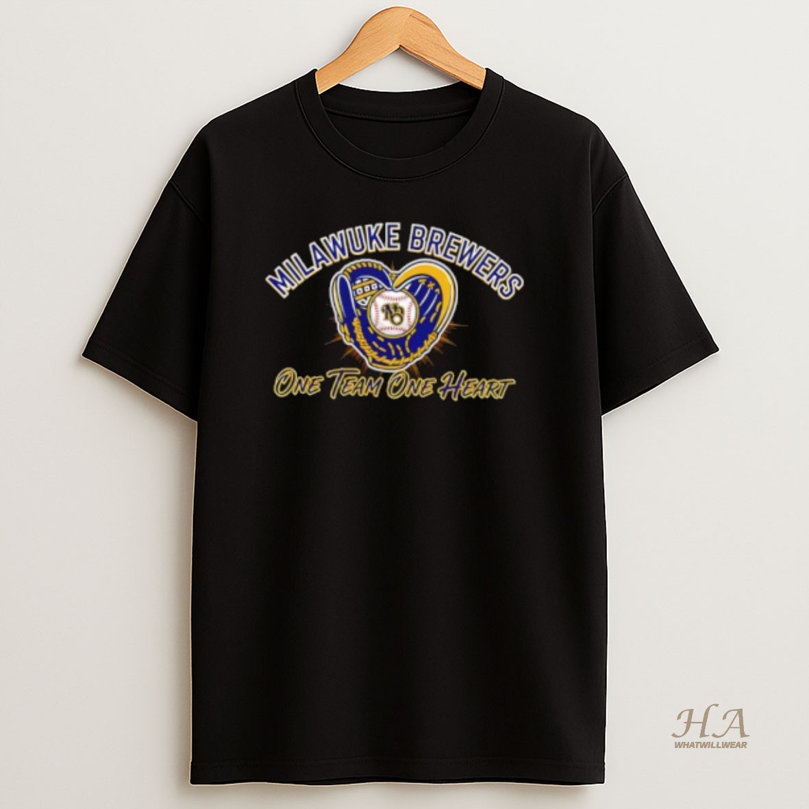 Official Milwaukee Brewers One Team One Heart Mlb T Shirt