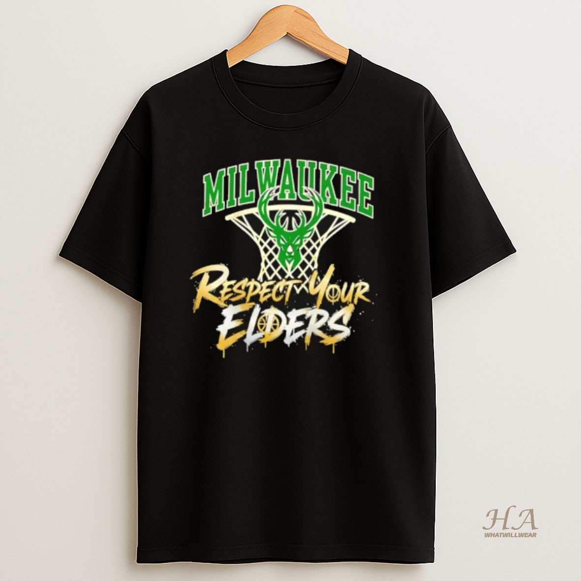 Official Milwaukee Bucks Respect Your Elders T Shirt