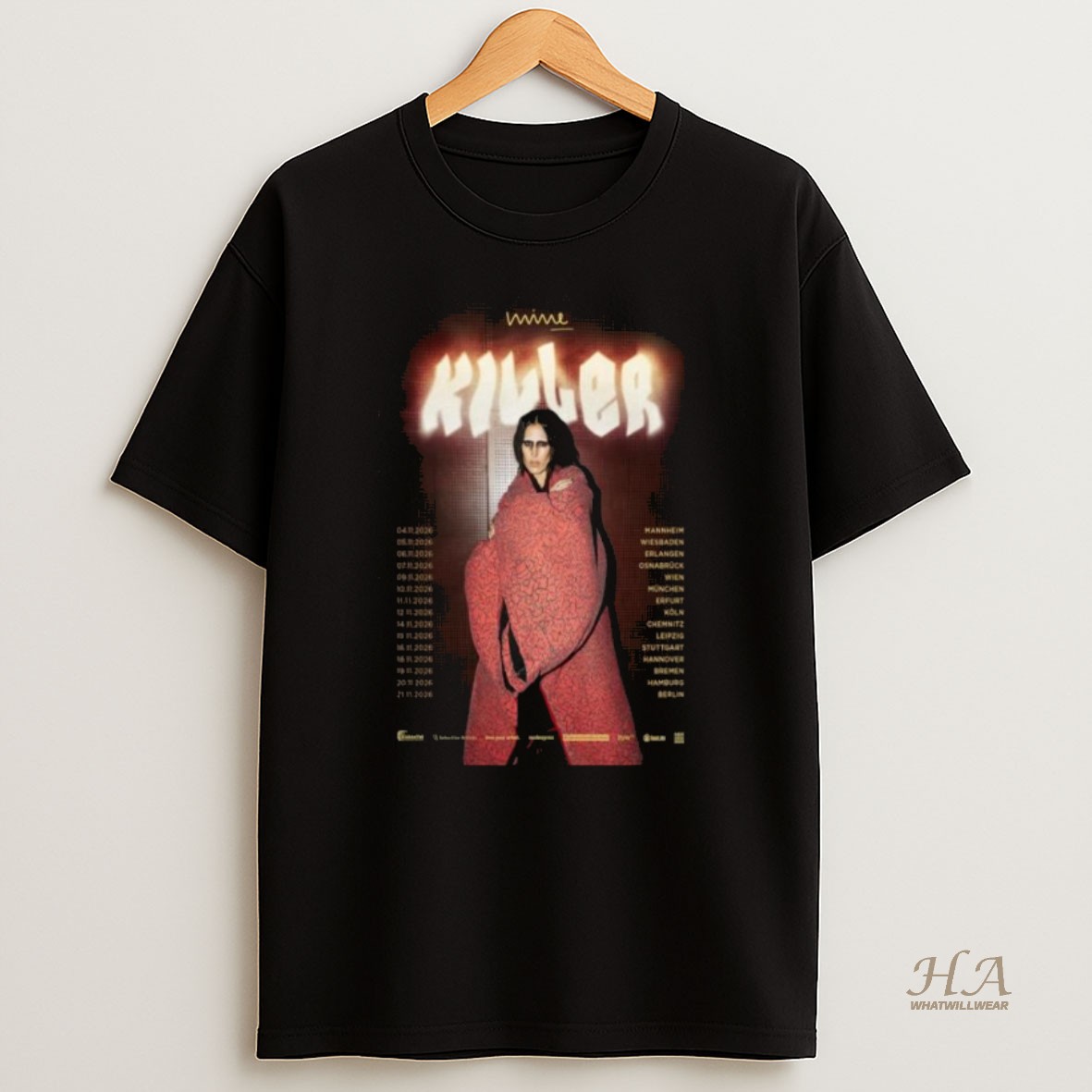 Official Mine Killer November Tour 2026 Long Sleve Shirt