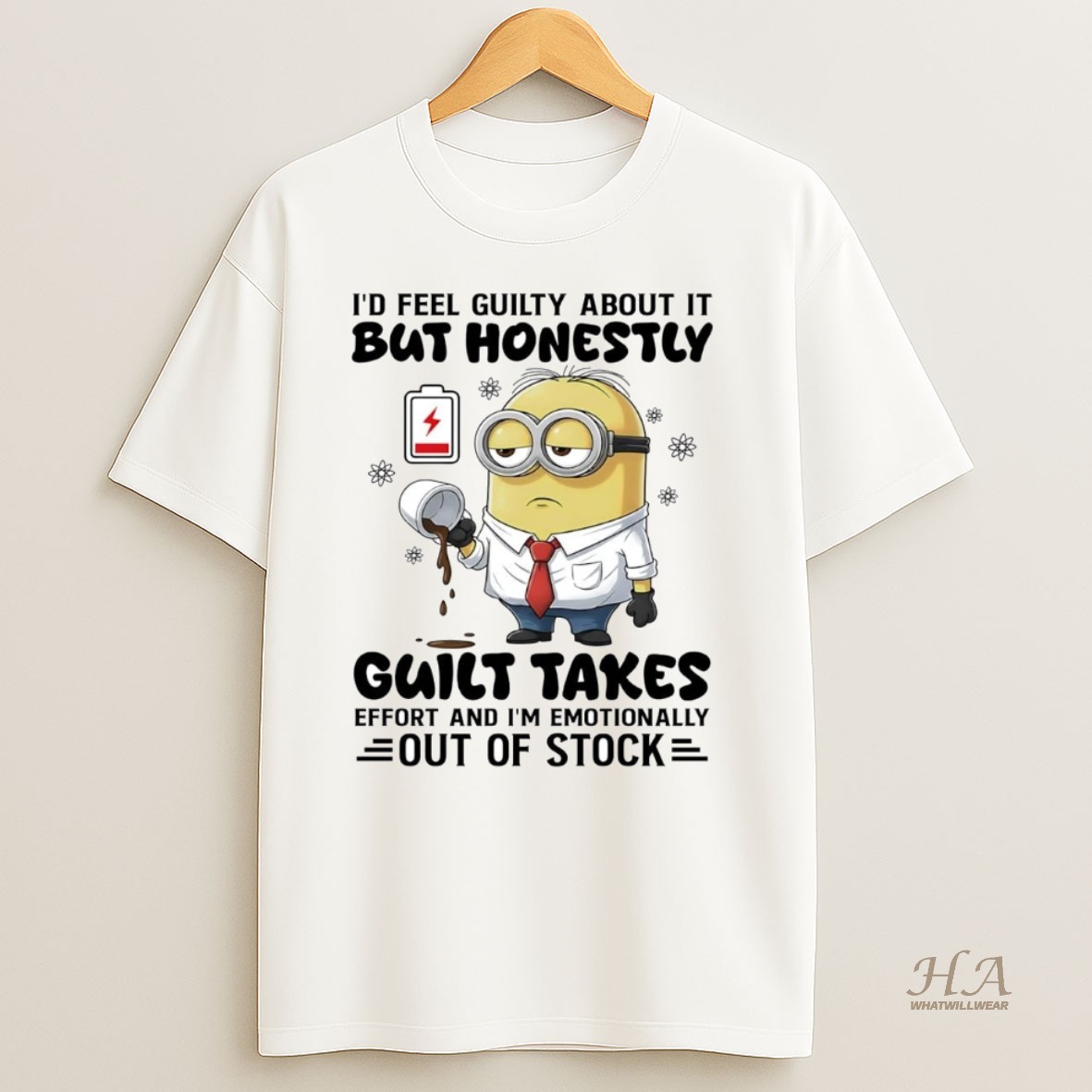 Official Minion Id Feel Guilty About It But Honestly Guilt Takes Christmas Shirt