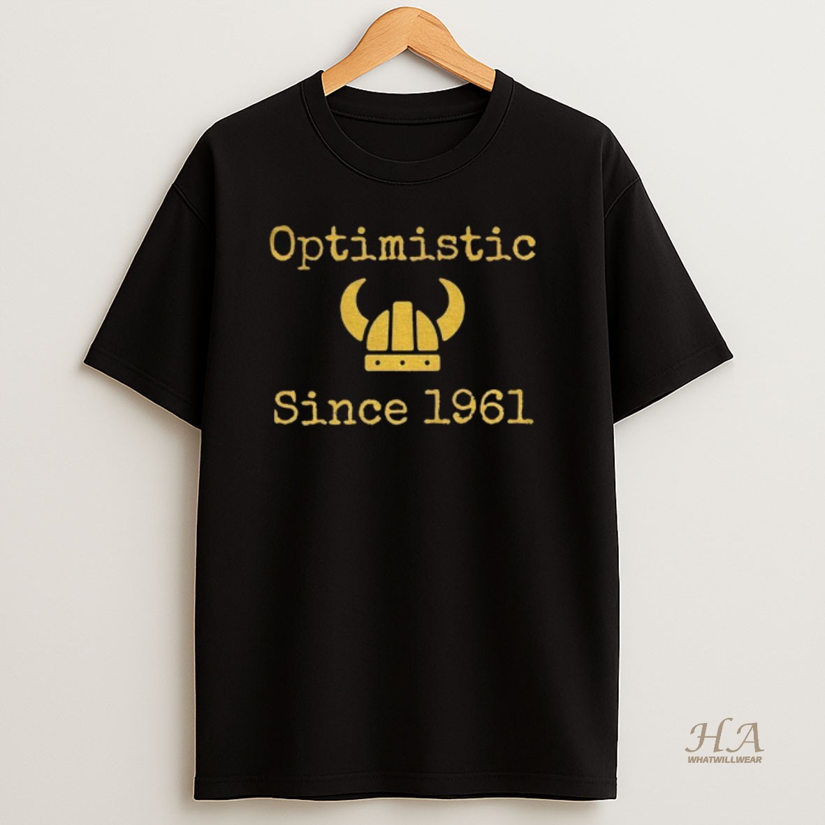 Official Minnesota Vikings Football Optimistic Since 1961 T Shirt