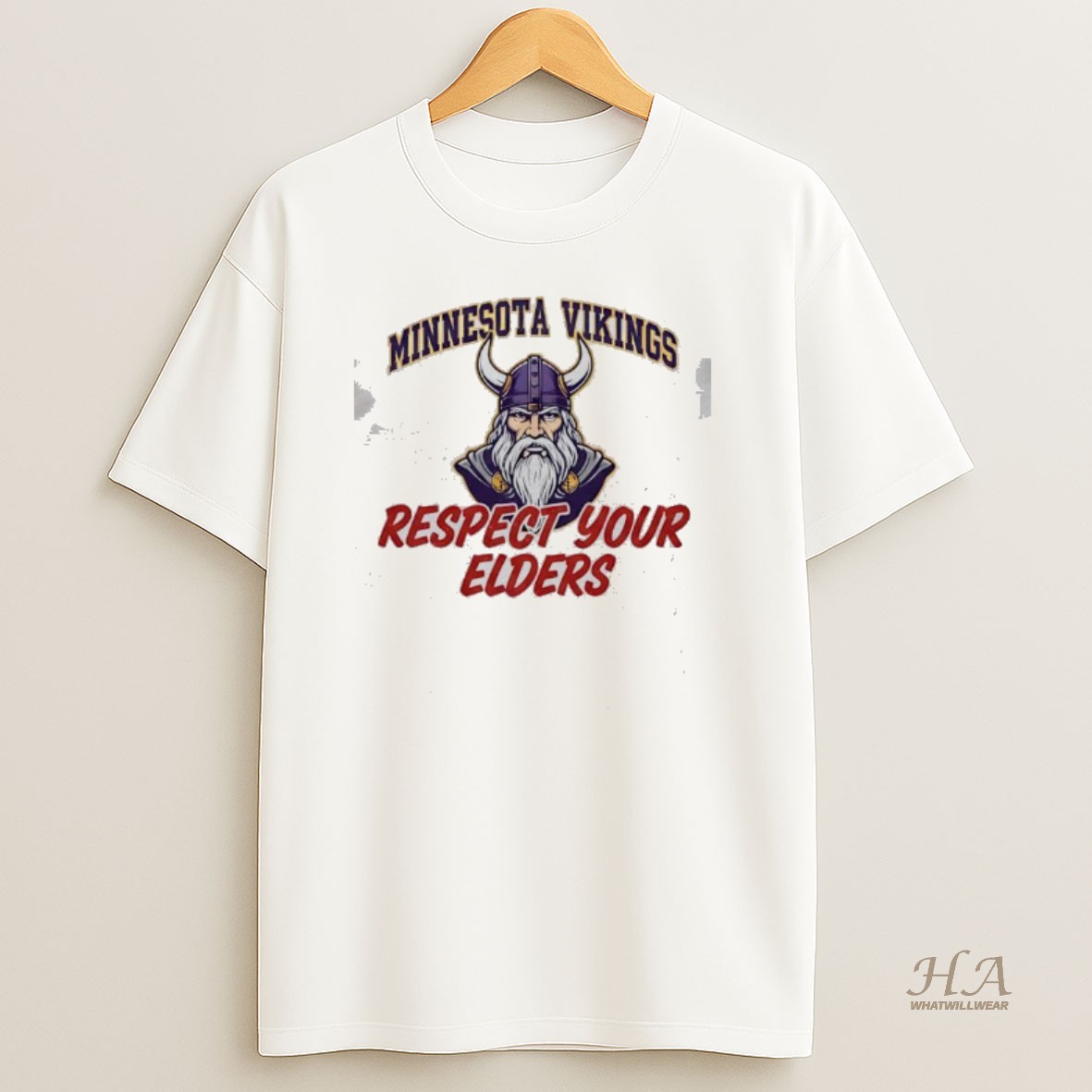 Official Minnesota Vikings Respect Your Elders T Shirt