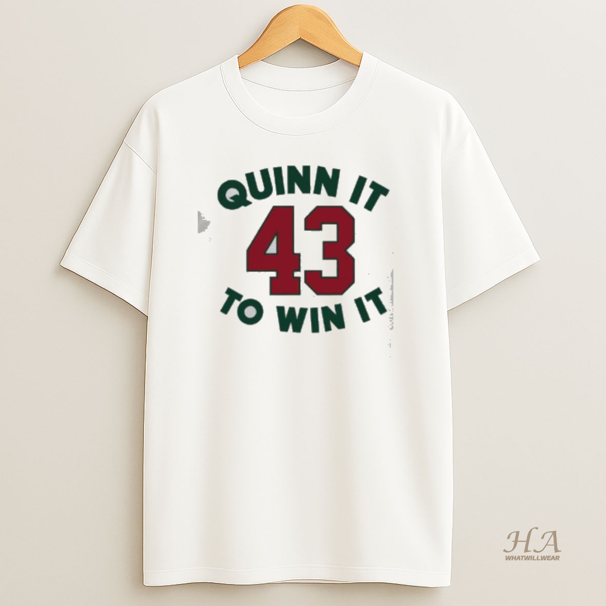 Official Minnesota Wild Quinn Hughes Quinn It To Win It T Shirt