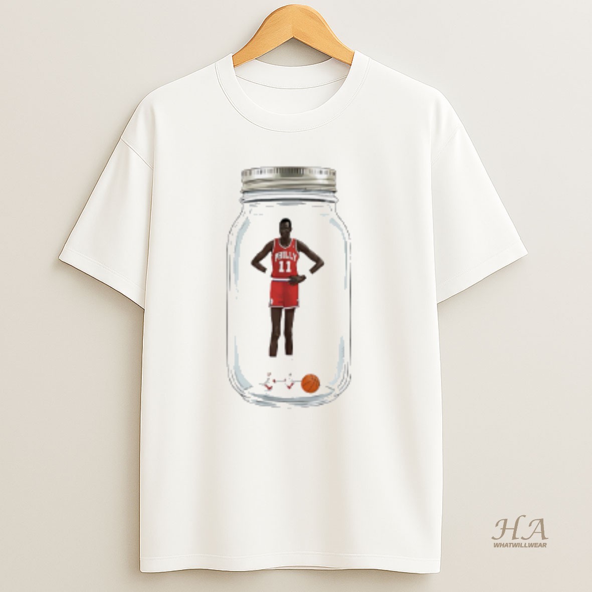 Official Minute Manute Manute Bol Philadelphia 76ers T Shirt
