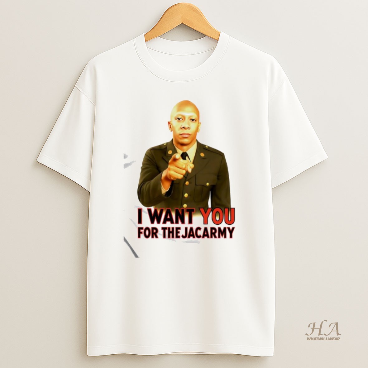 Official Miracle Us Army I Want You For The Jacarmy Graphic T Shirt