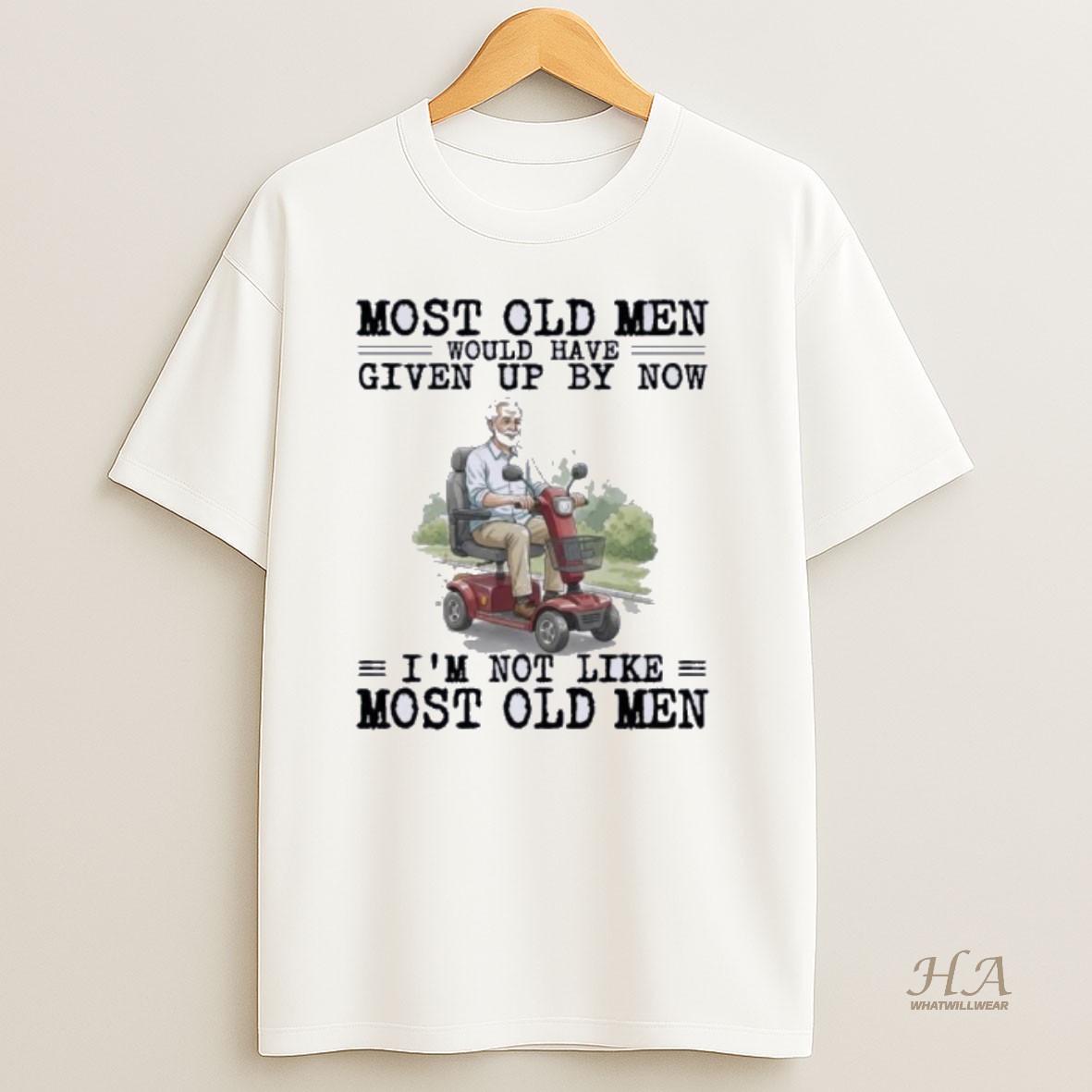 Official Mobility Scooter Most Old Men Would Have Given Up By Now T Shirt